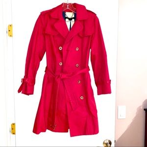 Marc Jacobs hot pink trench coat size M